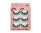 SunnyHouse 1 Box False Eyelashes Skin-friendly Smudge-proof Faux Mink Hair 3D Extension Makeup Eyelash for Female-#6
