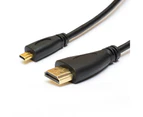 Micro HDMI Cable Left & Right Angled 90 Degree Micro HDMI to HDMI Cable for Digital camera and phones tablets 150cm