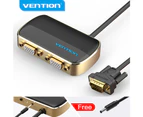 VGA Splitter 1080P VGA Switch 1 In 2 Out VGA Male to Female Switcher Cable for Projector Monitor VGA Splitter Adapter