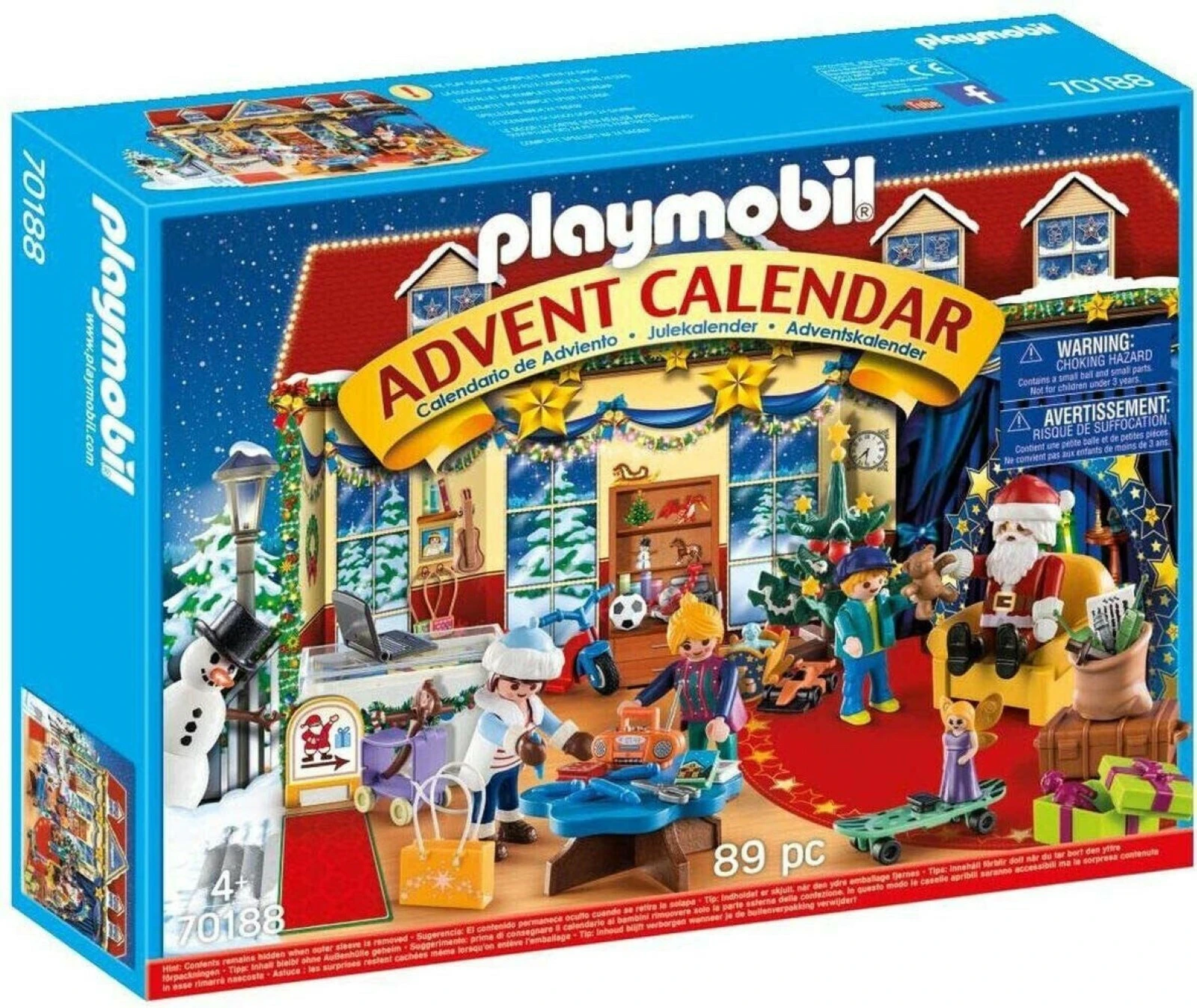 Playmobil Advent Calendar Christmas Toy Store Shop 70188