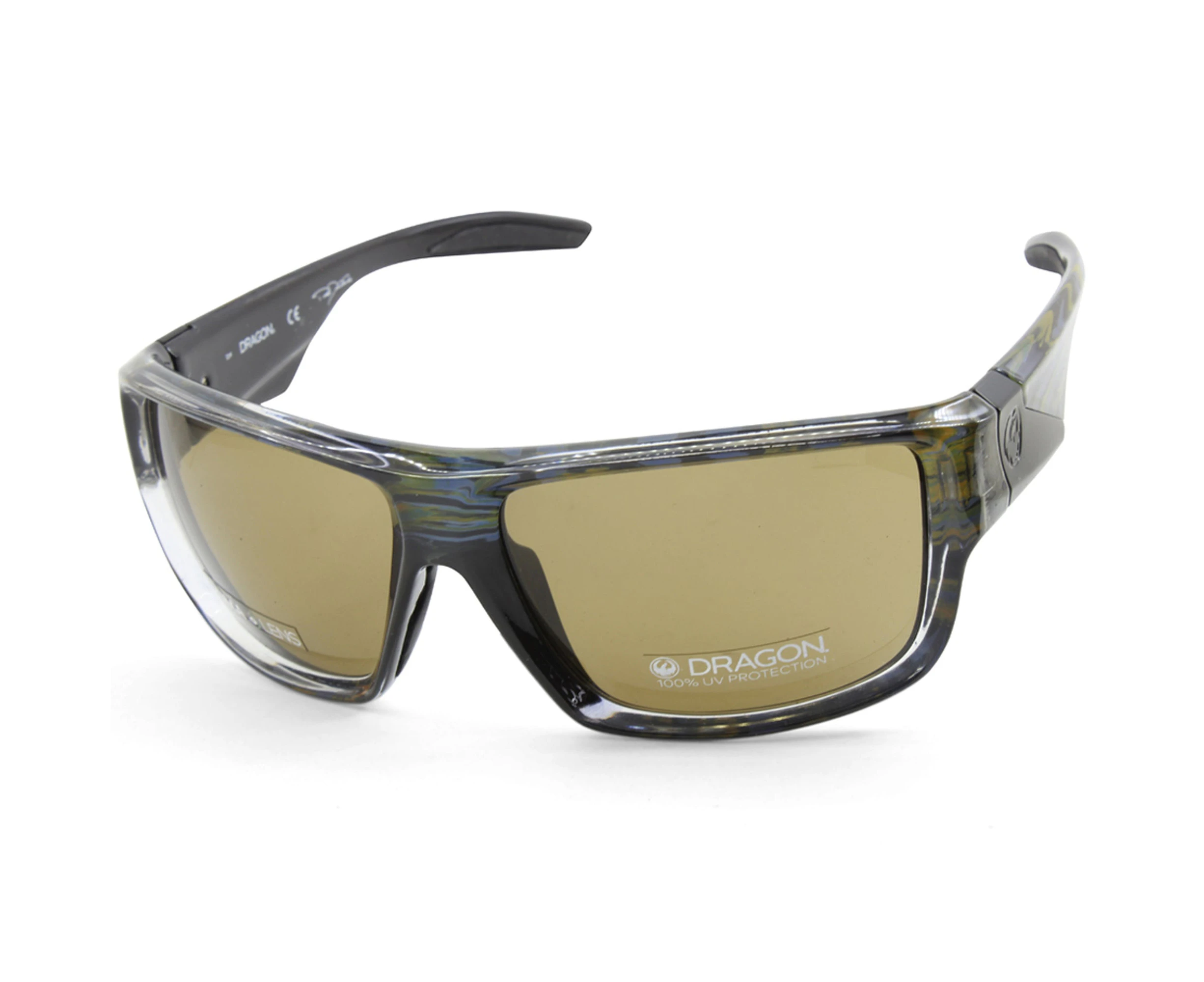 Dragon Deadlock LL Rob Machado Resin/Brown Men's Sports Sunglasses