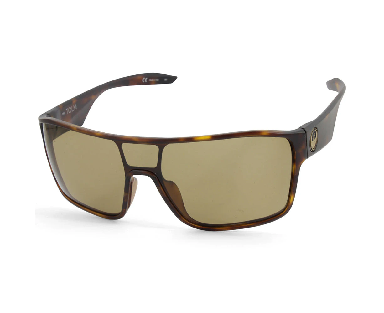 Dragon Tolm 38356 246 Matte Tortoise/Bronze Men's Shield Sunglasses