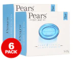 2 x Pears Pure & Gentle Transparent Soap Mint Extract 125g 3pk