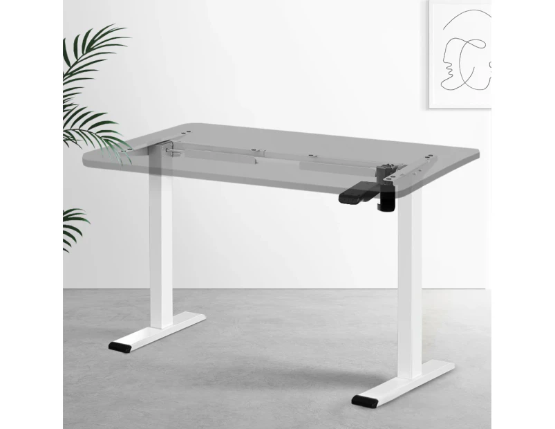 Artiss Standing Desk Frame Only Motorised White