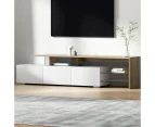 Artiss TV Cabinet Entertainment Unit 180cm Wood White James