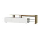 Artiss TV Cabinet Entertainment Unit 180cm Wood White James