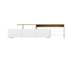 Artiss TV Cabinet Entertainment Unit 180cm Wood White James