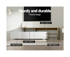 Artiss TV Cabinet Entertainment Unit 180cm Wood White James