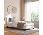 Artiss Bed Frame Single Size Boucle NEO