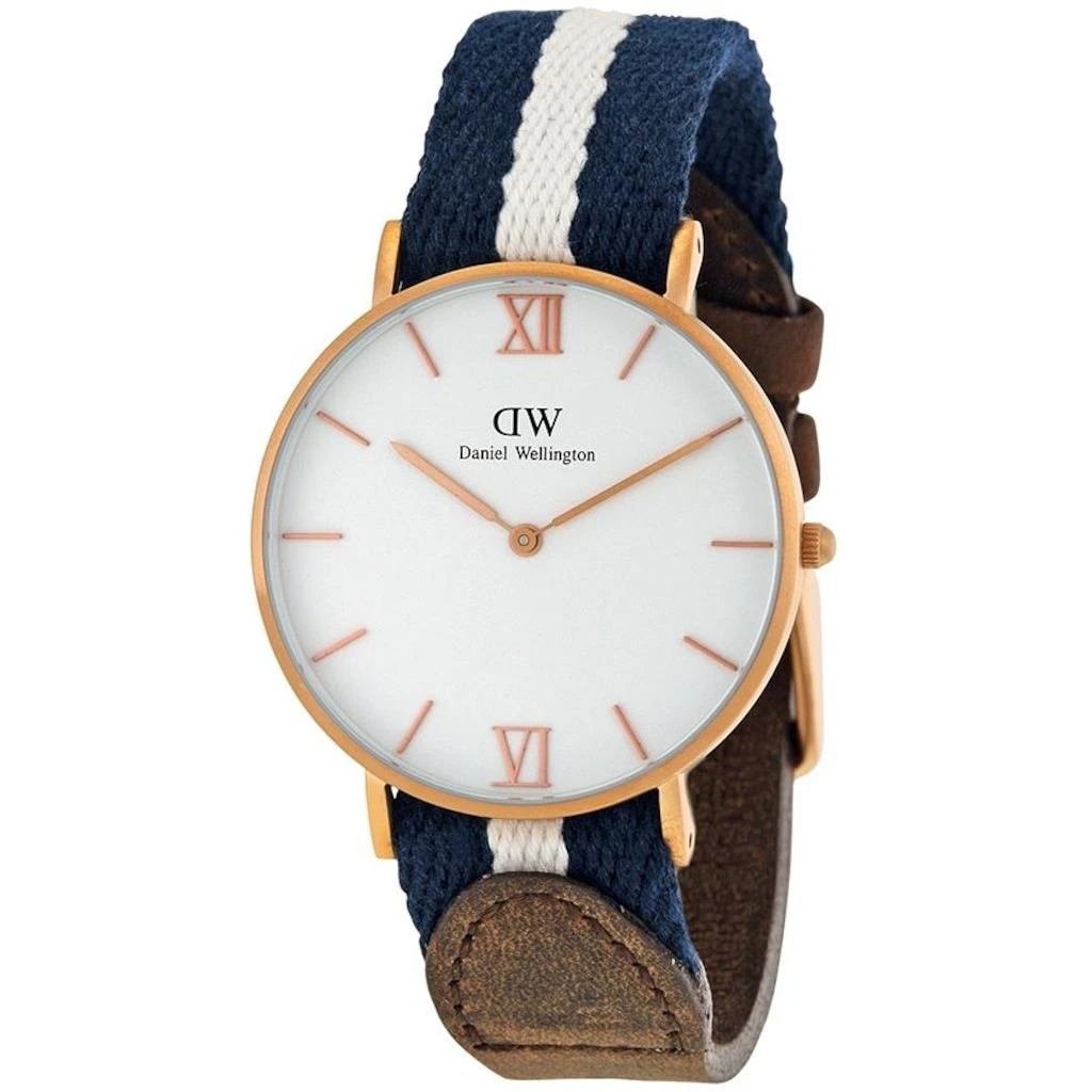 DW Grace Glasgow Watch 0552DW W Black/White/Rose Gold