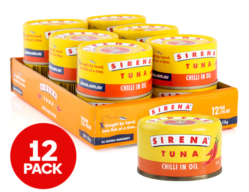 12 x Sirena Tuna w/ Chilli In Oil 95g