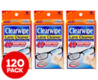 3 x Clearwipe Lens Cleaner 40pk