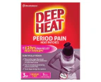 2 x Deep Heat Period Pain Heat Patches 3pk