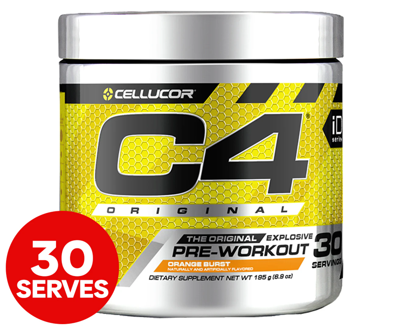 Cellucor C4 Original Pre-Workout Orange Burst 30 Serves