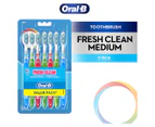 Oral-B Fresh Clean Manual Toothbrushes 7pk - Medium