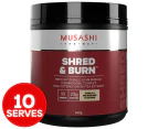 Musashi Shred & Burn Protein Powder Vanilla Milkshake 340g