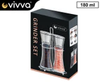 Vivva-2pcs Salt and Pepper Grinders（180ml）