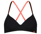 Me. By Bendon Women's Hold Me Wirefree Bra - Black/Neon