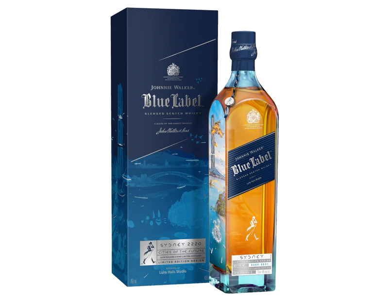 Johnnie Walker Blue Label Sydney 2220 Cities Of The Future Limited Edition Scotch Whisky 750mL