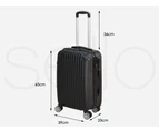 Slimbridge 24" Luggage Suitcase Code Lock Hard Shell Travel Carry Bag Trolley