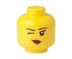 Lego Winking Face Storage Box (Yellow) - AG1747