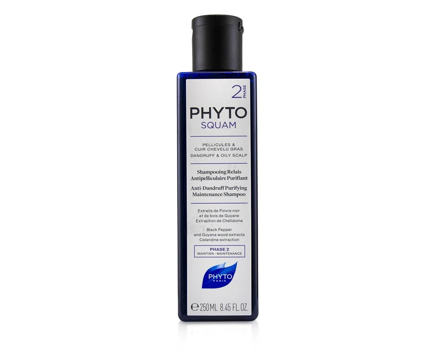 Phyto PhytoSquam AntiDandruff Purifying Maintenance Shampoo (Dandruff & Oily Scalp) 250ml/8.45oz