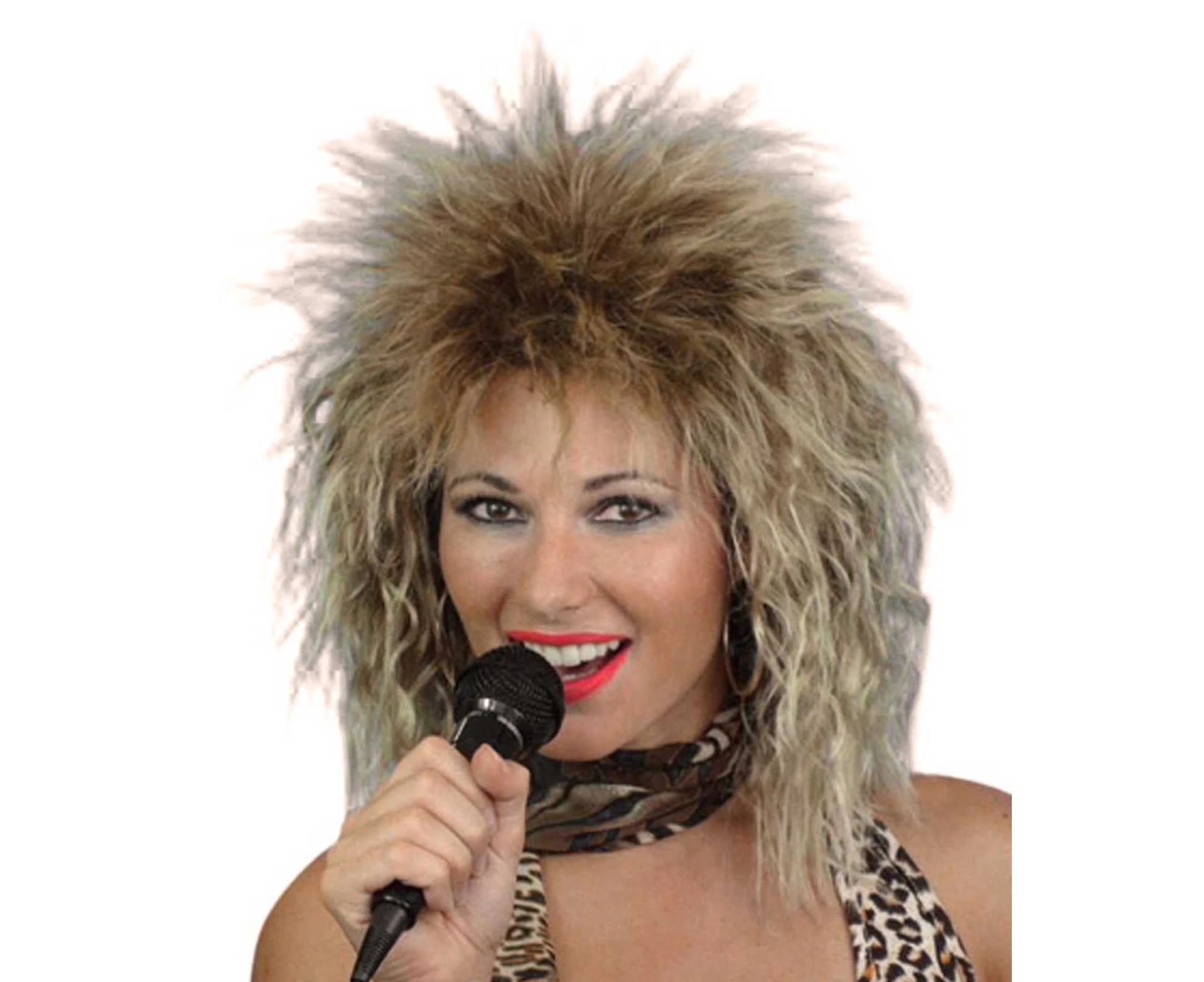 Tina Turner Bleached Shaggy Wig