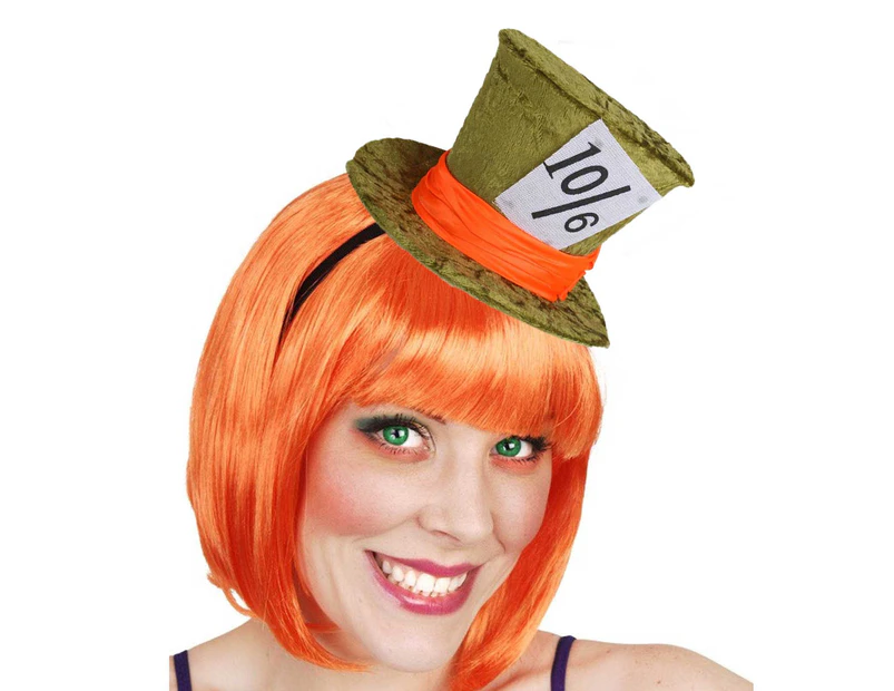 Mini Mad Hatter Hat - Green