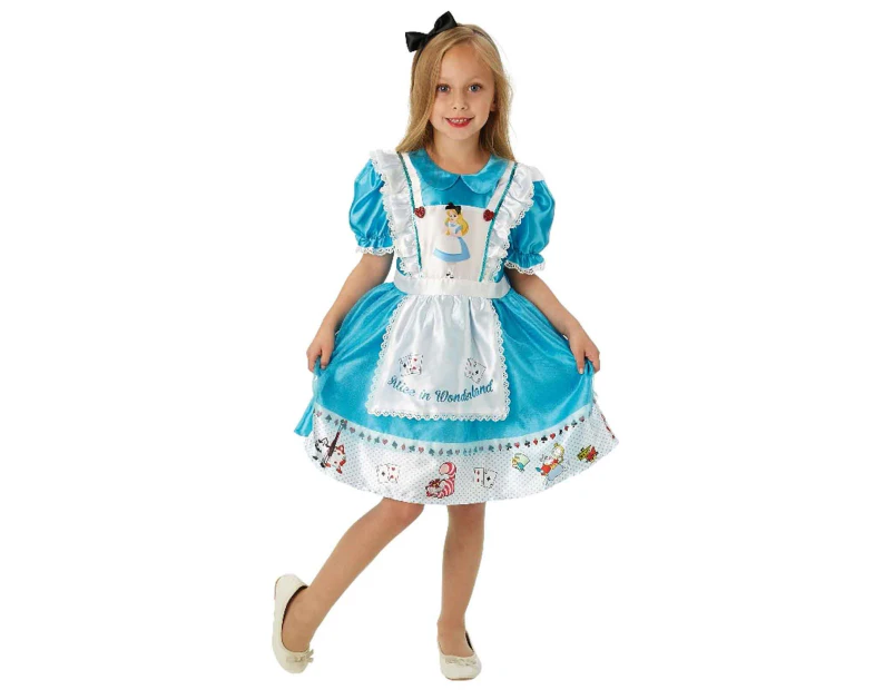 Disney Alice in Wonderland Deluxe Girls Costume