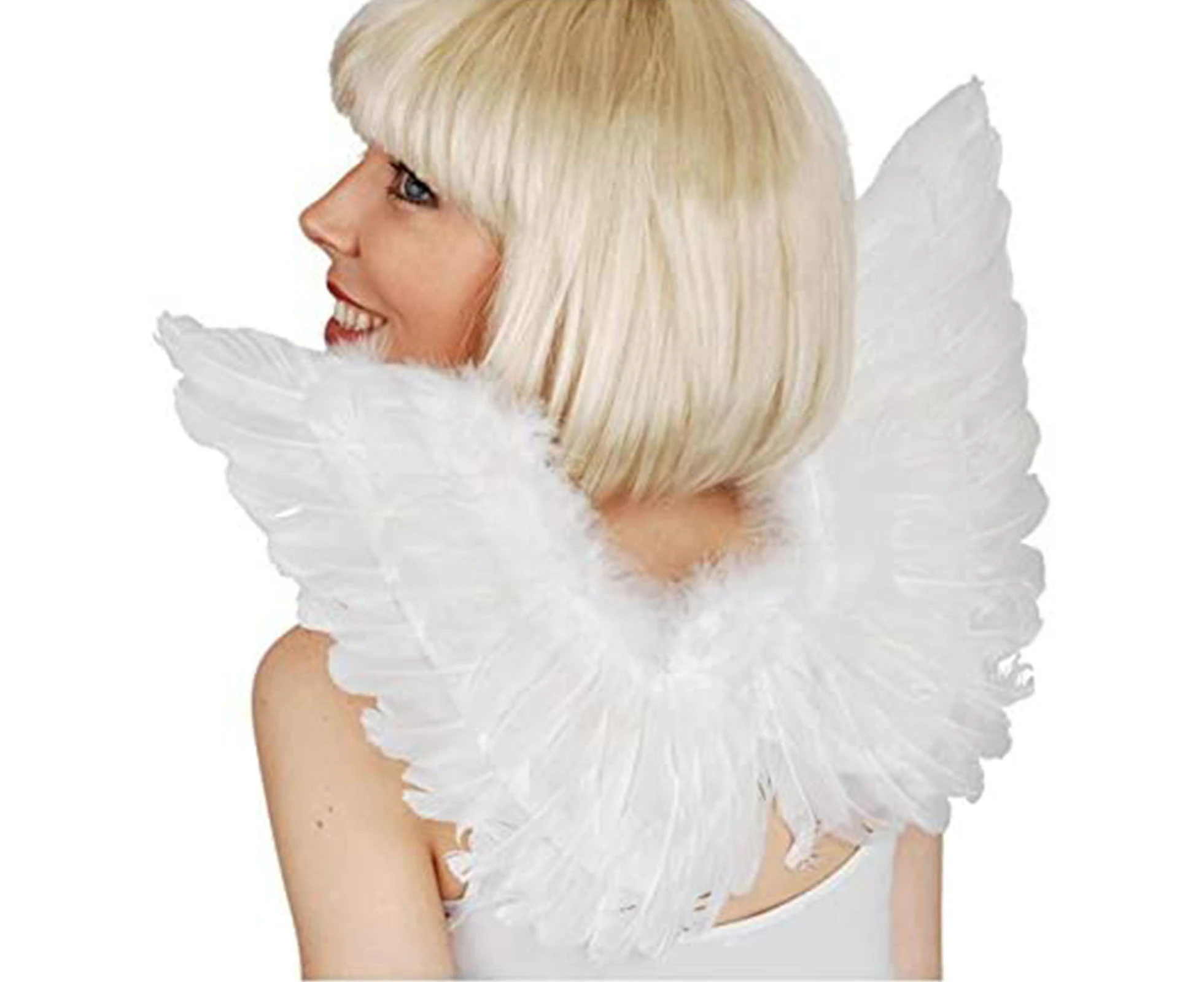 White Feather Angel Wings 50cm x 35cm