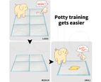 PaWz 100 Pcs 60x60cm Ultra Absorbent Puppy Pet Dog Cat Toilet Training Pads Blue