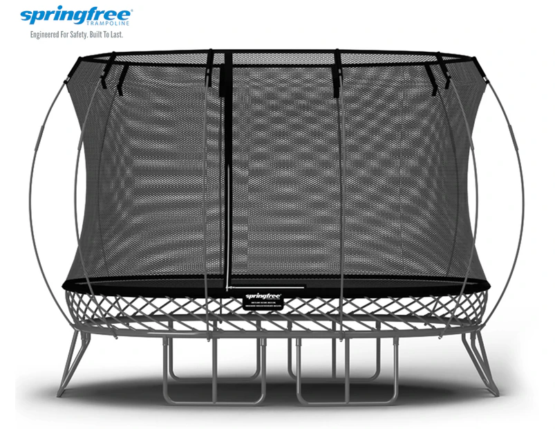 Gunmetal Grey Springfree® Medium Oval Trampoline