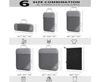 6 Set Compression Packing Cubes Travel Accessories Expandable Packing Organizers