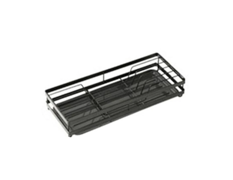 Carbon Steel Dish Drying Rack Shelf Bowl Holder with Tray Wall Mounted Plate Storage Rack Shelves Kitchen Organizer