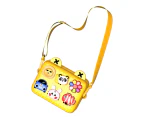 Shoulder Bag Animal Print Adjustable Lightweight Children Crossbody Bag for Gift - Yellow
