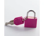 Suitcase Locks with Keys, Small Luggage Padlocks Metal Padlocks Mini Keyed Padlock(4 Pieces)