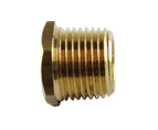 VDO 320.053 Brass Adaptor Int Thread 1/8-27 NPTF Ext Thread 1/2"-14 NPTF 20mm