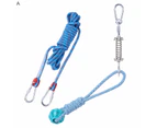 1Set Spring Cotton Rope Bite Resistant Relieve Boredom Lightweight Dogs Spring Pole Toys for Teddy-A