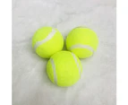 6.5cm Durable Non-toxic Rubber Dog Tennis Ball Toy Pet Catching Game Training