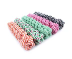 Cotton Rope Braid Bar Puppy Dog Chew Teething Knot Teeth Cleaning Playing Toy