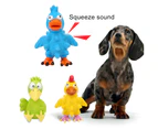 Dinosaur Crow Squeeze Screaming Anti Bite Teeth Grinding Dog Puppy Chewing Toy-Blue