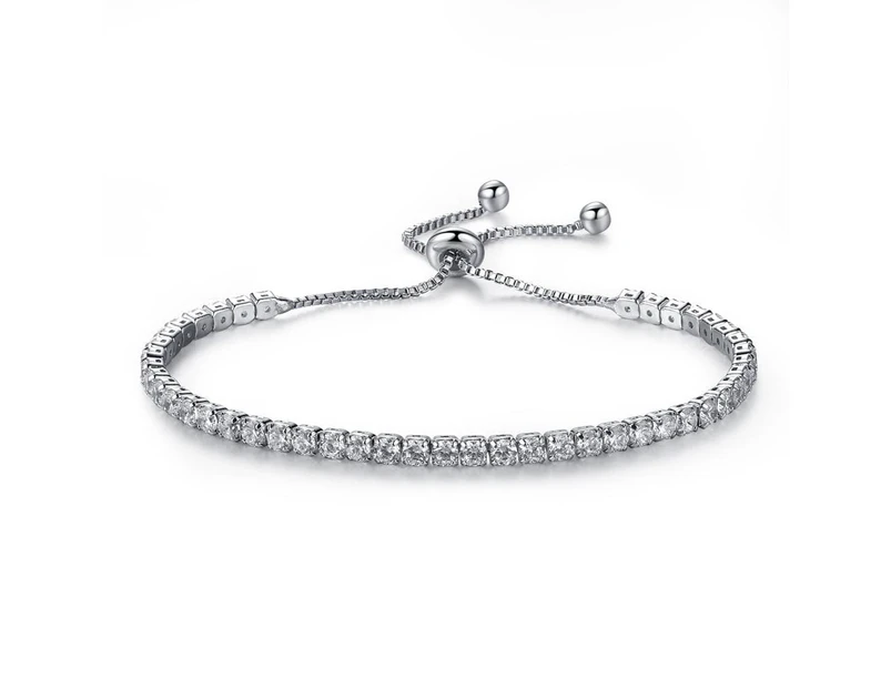 Micah Tennis Bracelet Embellished with Swarovski crystals