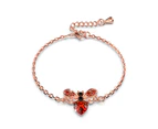 BeeCarra Bracelet Embellished with Swarovski crystals