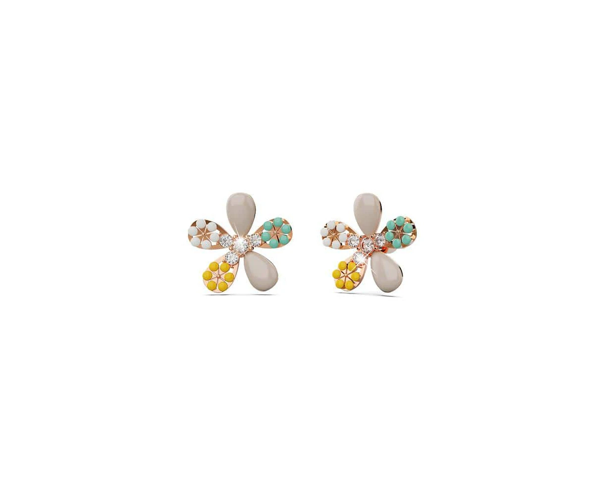 Adriana Multicolour Floral Stud Earrings