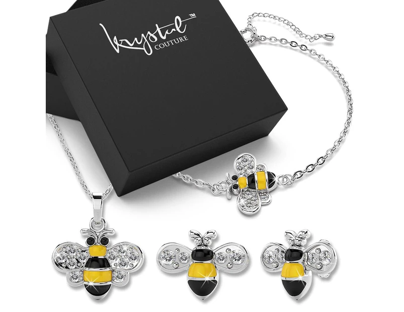 Bumblebee Crystal Jewellery Set