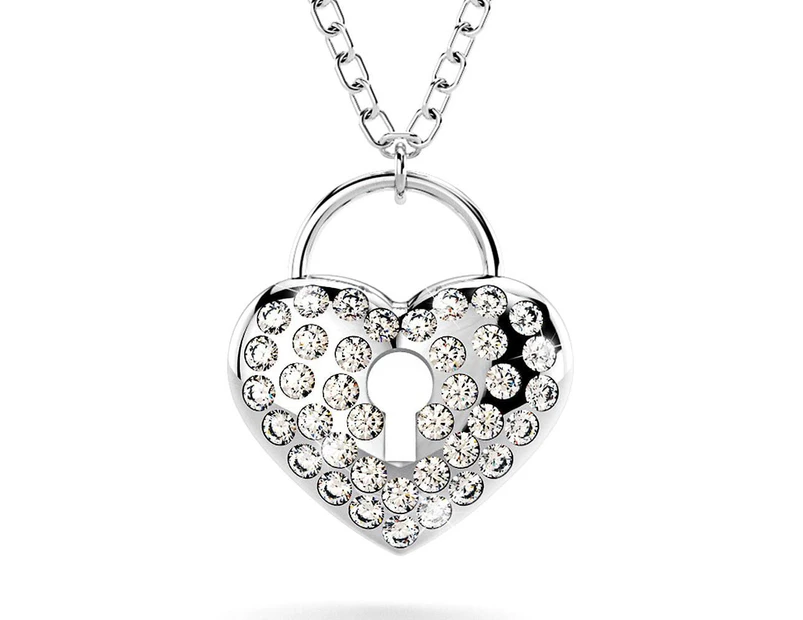 Secret Love Pendant Embellished with Swarovski  crystals