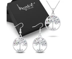 Boxed Mysterious Tree Necklace and Earrings Set