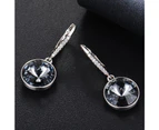Boxed 2pc Earrings Set Embellished with Swarovski crystals