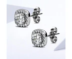 Boxed 2-Pairs Lux Studs Set Embellished with Swarovski crystals