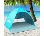 Weisshorn Pop Up Beach Tent Camping Hiking 3 Person Sun Shade Fishing Shelter